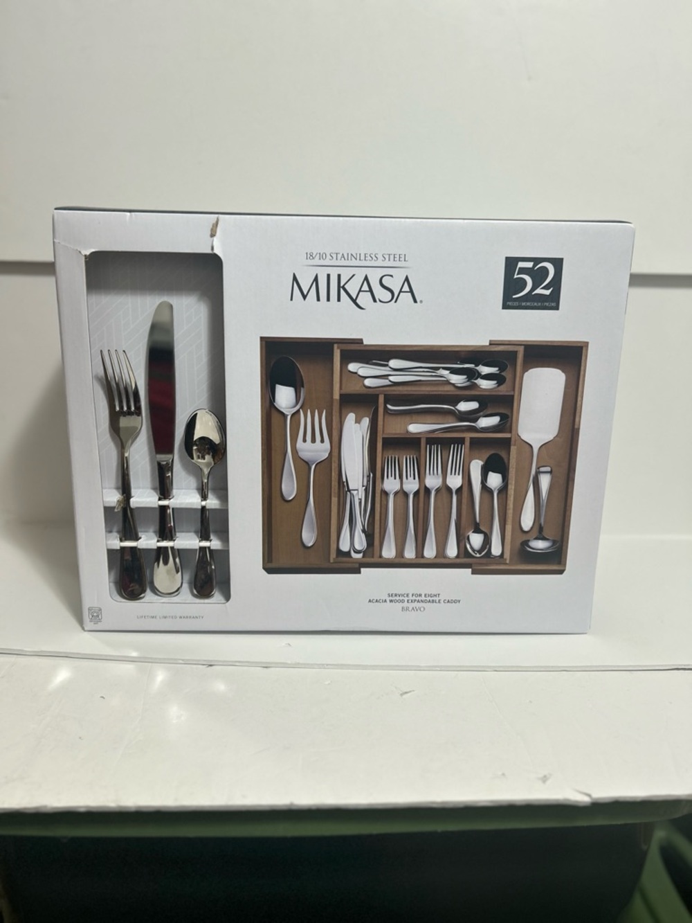Mikasa Stainless Steel Flatware Set in Silver Finish